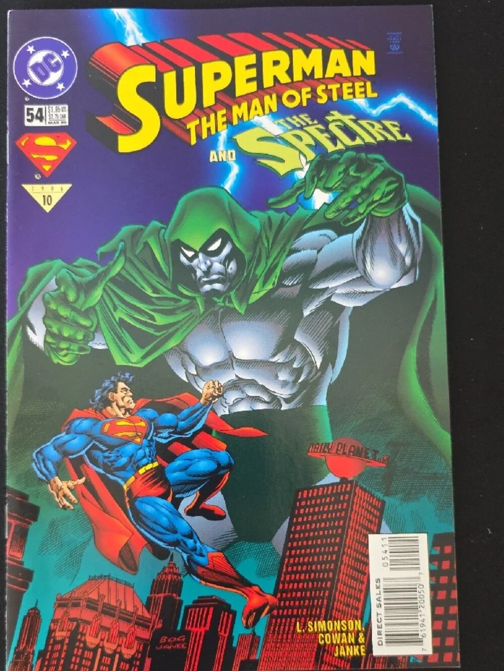Superman: Man Of Steel Comic Book Set Of 4